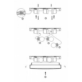 Накладной светильник Opal 48403
