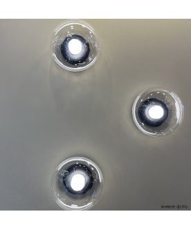 Настенный светильник BOSQUE AP1 BLACK/TRANSPARENT