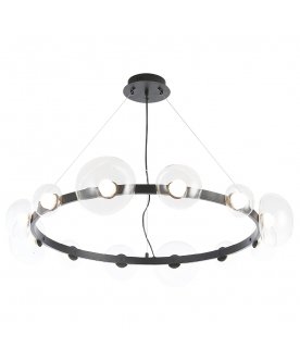 Подвесной светильник BOSQUE SP12 BLACK/TRANSPARENT