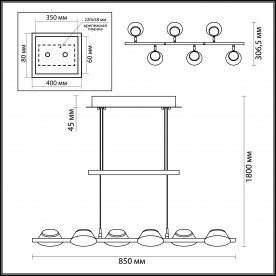Подвесной светильник Jill 3746/30L