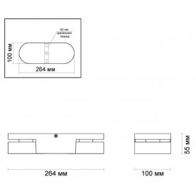 Потолочный светильник Laconis 3538/2LC