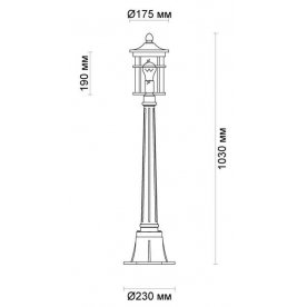 Ландшафтный светильник Virta 4044/1F