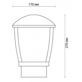 Наземный низкий светильник Tako 4051/1B
