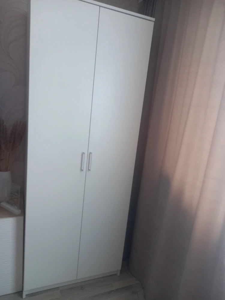 Шкаф Сантори белый текстурный фото покупателя 13