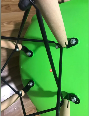 Пластиковый стул Eames PC-015 серо-голубой / дерево фото покупателя 131