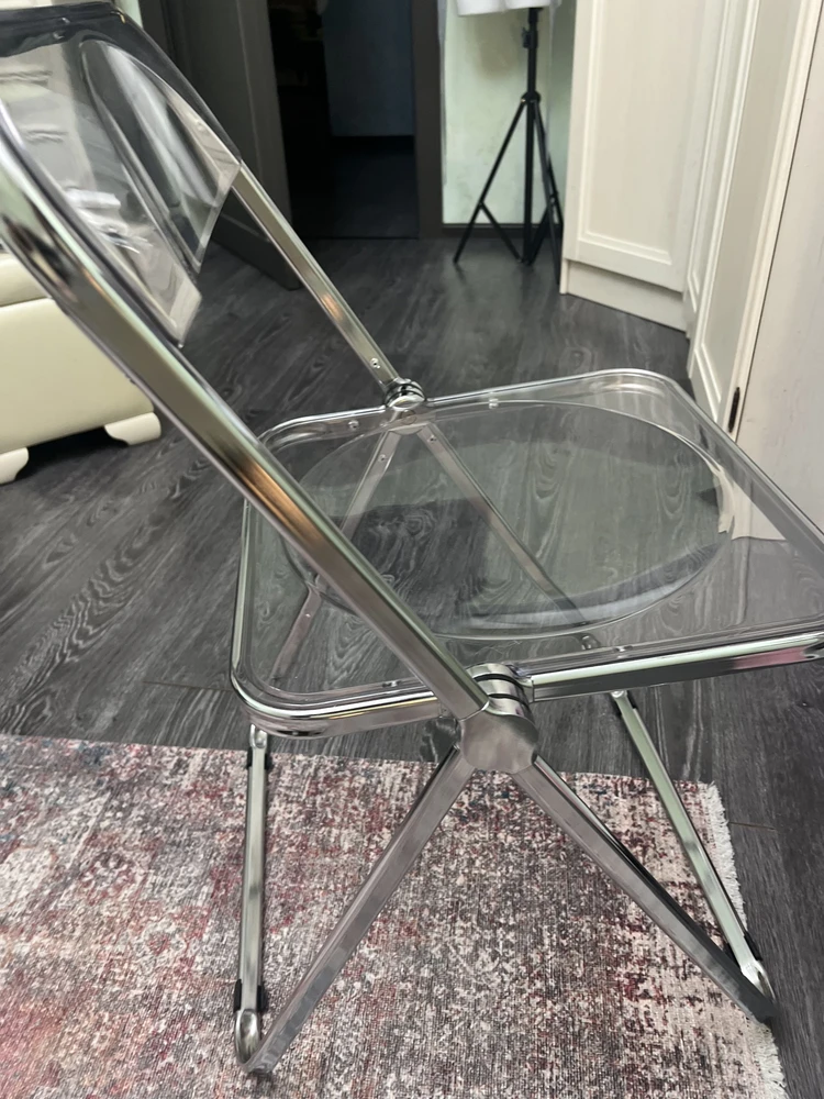 Пластиковый стул Fold складной clear фото покупателя 13