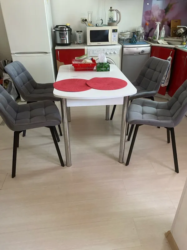 Комплект стульев Стронг 4 шт темно-серый / черный фото покупателя 36