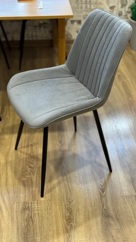 Стул на металлокаркасе Седа К крутящийся светло-серый  / белый фото покупателя 37