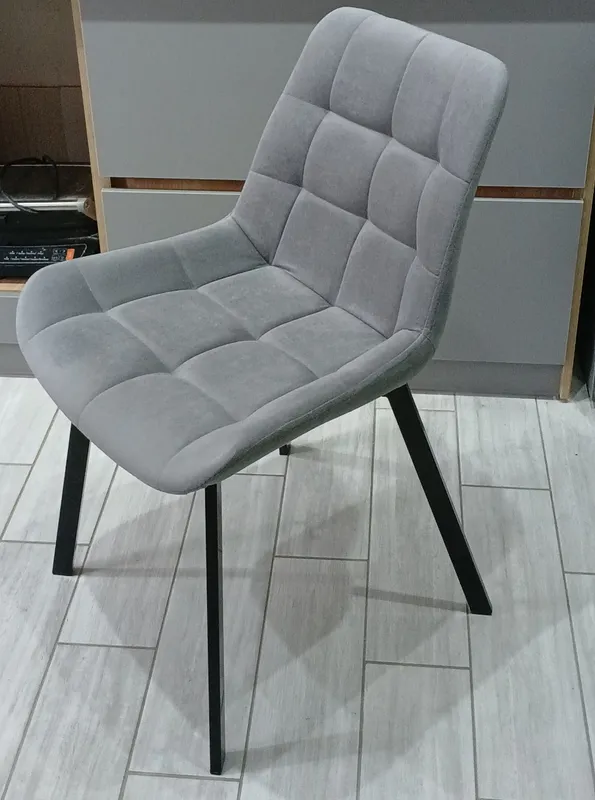 Комплект стульев Стронг 4 шт темно-серый / черный фото покупателя 117