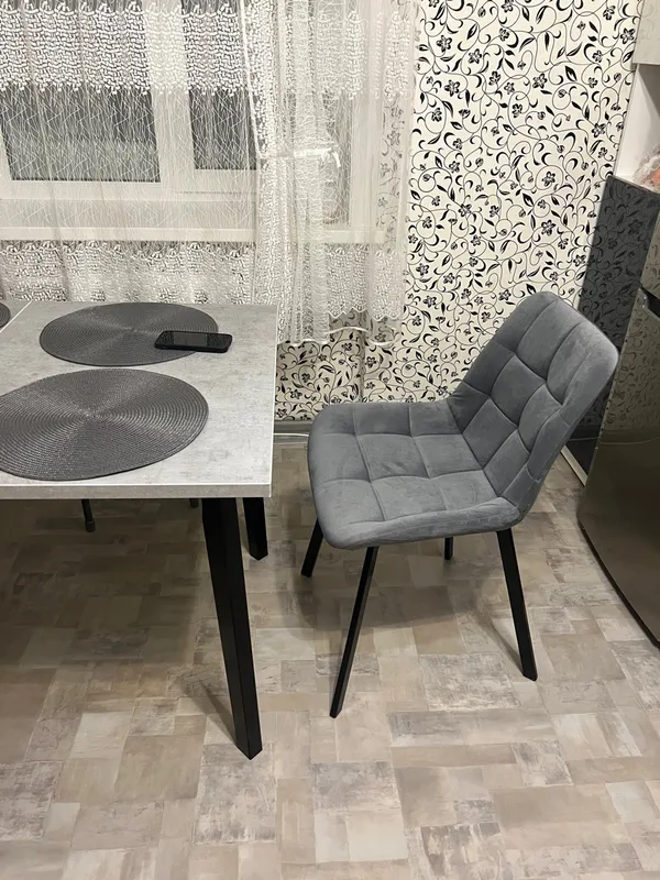 Комплект стульев Стронг 4 шт темно-серый / черный фото покупателя 54