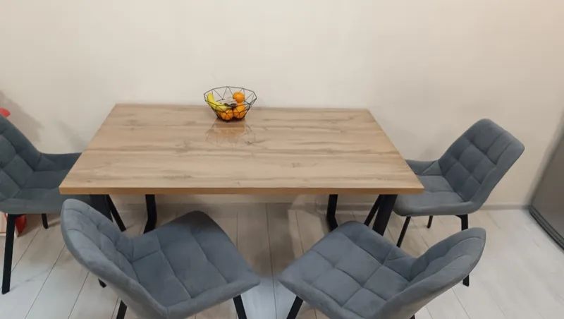 Комплект стульев Стронг 4 шт темно-серый / черный фото покупателя 171