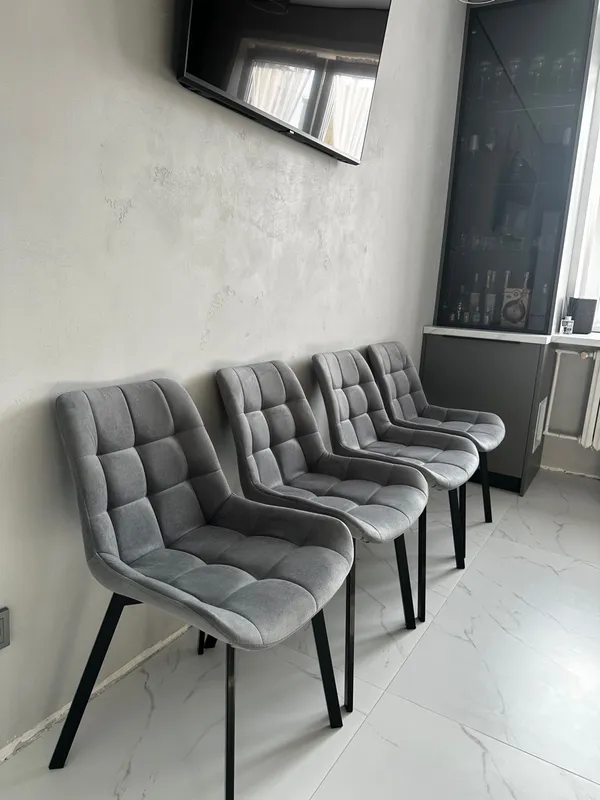 Комплект стульев крутящихся Форт 2 шт розовый (hl 41) / 1П белый каркас фото покупателя 44