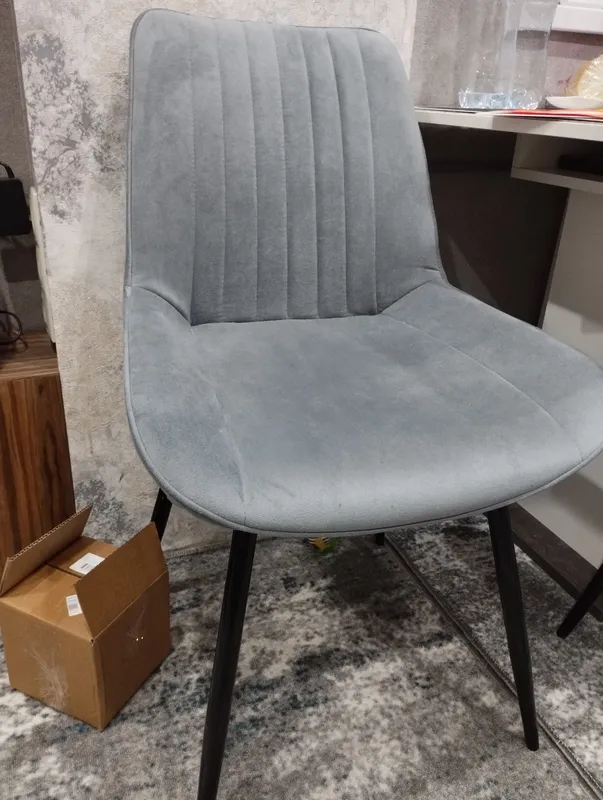 Стул на металлокаркасе Седа К velvet lux 76 / черный фото покупателя 22