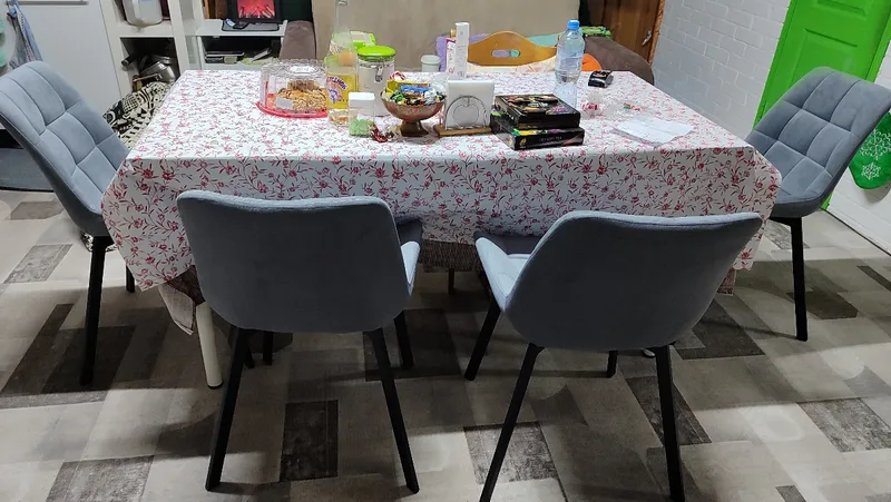 Комплект стульев Стронг 4 шт темно-серый / черный фото покупателя 72