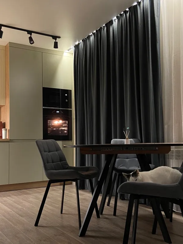 Комплект стульев Стронг 4 шт темно-серый / черный фото покупателя 90