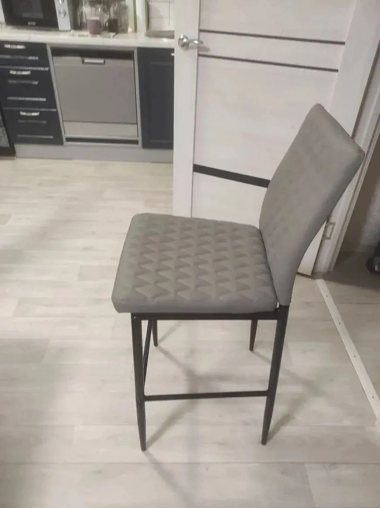 Барный стул Teon black / chrome фото покупателя 30