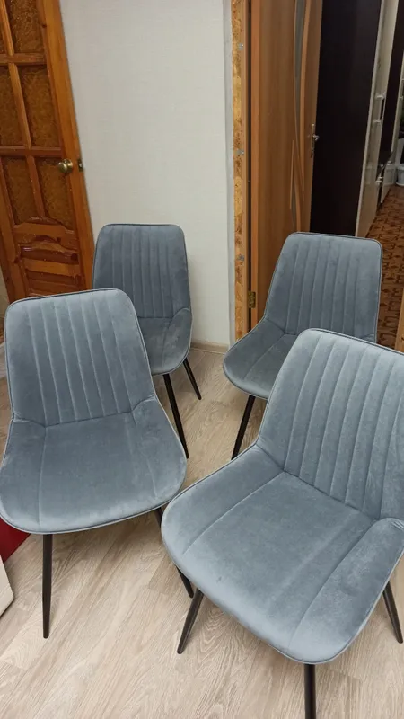 Стул на металлокаркасе Седа К velvet lux 76 / черный фото покупателя 13