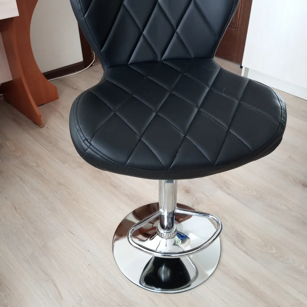 Барный стул Porch dark beige / chrome фото покупателя 3