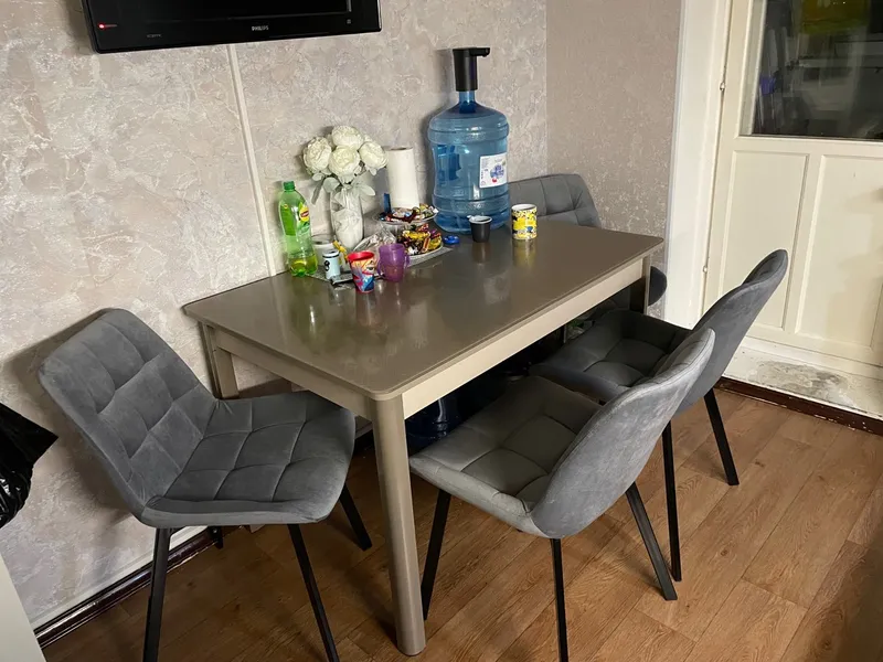 Комплект стульев Стронг 4 шт темно-серый / черный фото покупателя 153