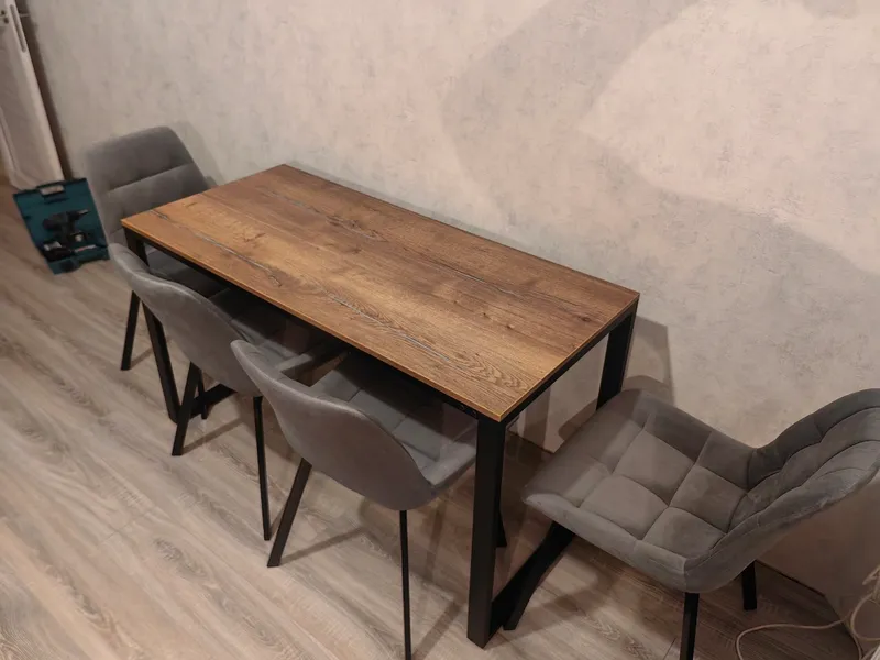 Комплект стульев Стронг 4 шт темно-серый / черный фото покупателя 45