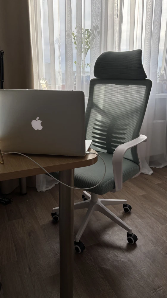 Компьютерное кресло Montana light gray / white фото покупателя 1