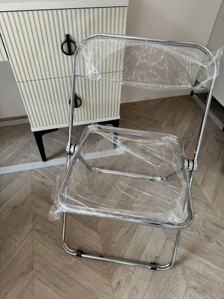 Пластиковый стул Fold складной clear фото покупателя 4