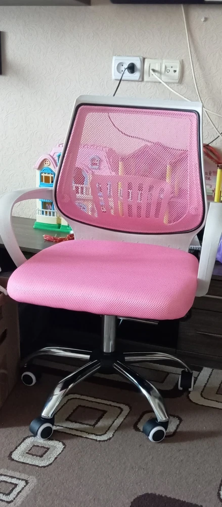 Компьютерное кресло Ergoplus light gray / white фото покупателя 11