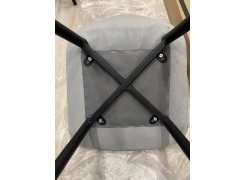 Стул на металлокаркасе Вейв темно-серый / черный фото покупателя 324