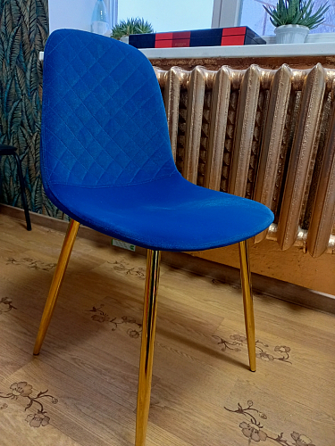 Стул на металлокаркасе Dabl 01 champagne / gold фото покупателя 63