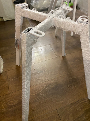 Стул на металлокаркасе Чилли К кирпичный / черный фото покупателя 655