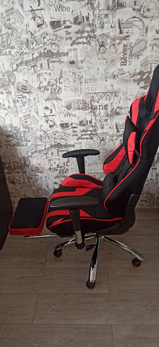 Компьютерное кресло Kano черное / красное фото покупателя 50