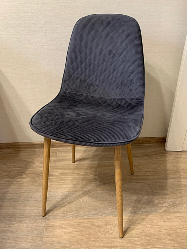 Стул на металлокаркасе Capri голубой фото покупателя 94