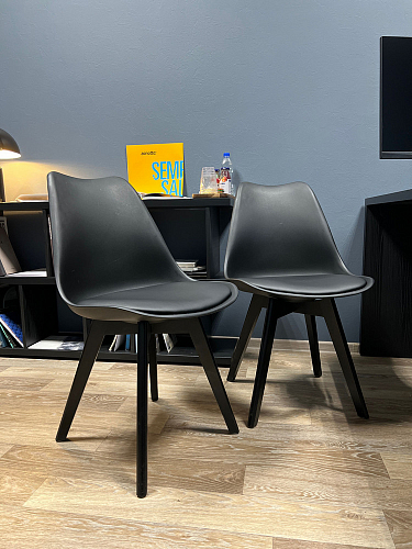 Деревянный стул Bonuss dark gray фото покупателя 18