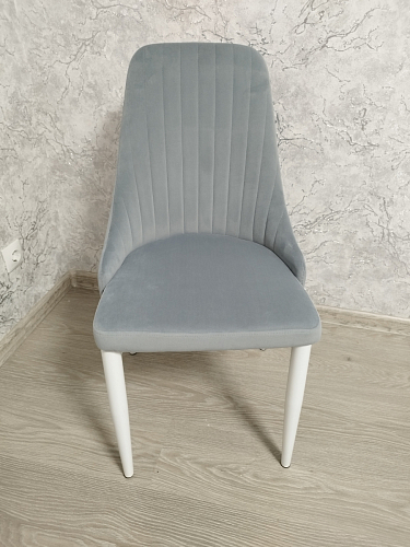 Стул на металлокаркасе Kora dark gray / black фото покупателя 11