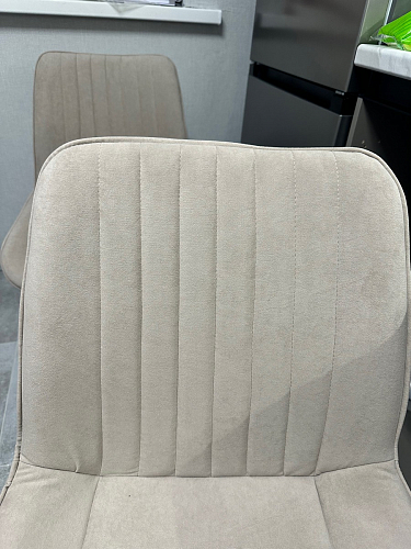 Стул на металлокаркасе Седа 360 К латте (velutto 08) / белый фото покупателя 264