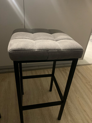 Барный стул Лофт линкольн белый / белый матовый фото покупателя 184