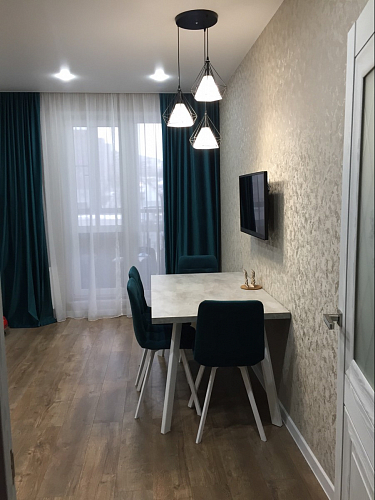 Стул на металлокаркасе Чилли бирюзовый / черный фото покупателя 1462