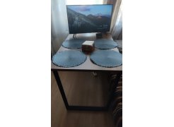 Стол Лота Лофт 140 25 мм черный матовый / бетон фото покупателя 405