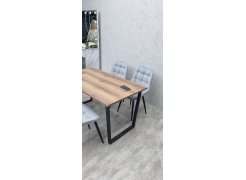 Стол Лота Лофт 140 25 мм юта / белый матовый фото покупателя 69