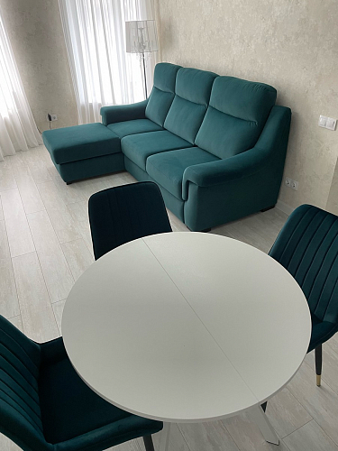 Стул на металлокаркасе Seda 1 green / gold / black фото покупателя 2