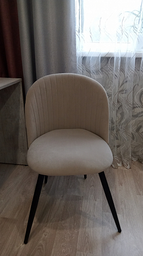 Стул на металлокаркасе Gabi gray / black фото покупателя 794