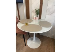 Стеклянный стол Tulip 90 black фото покупателя 28