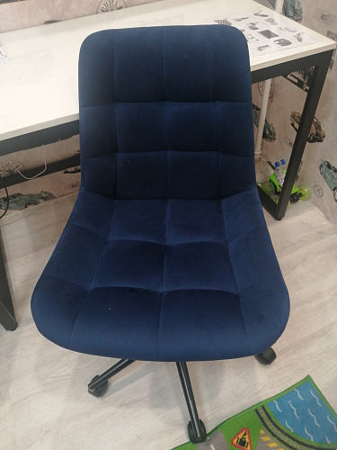 Компьютерное кресло Честер латте / золото фото покупателя 32