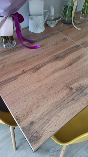 Деревянный стол Лота Лофт 120x75 дуб крафт табачный / черный матовый фото покупателя 488