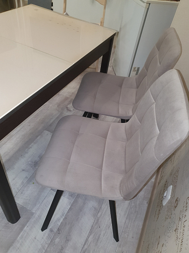 Стул на металлокаркасе Чилли бирюзовый / черный фото покупателя 1003