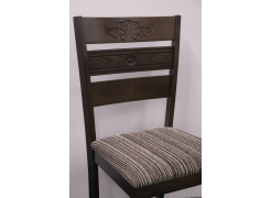 Стул Simol темно-коричневый / коричневый из шоурума 2