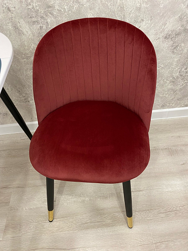 Стул на металлокаркасе Gabi 1 light purple / black фото покупателя 503