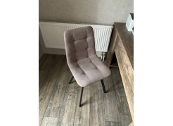 Стул на металлокаркасе Чилли горчичный / белый фото покупателя 584