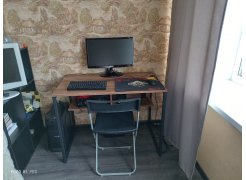 Письменный стол Клер Лофт дуб вотан / черный матовый фото покупателя 9