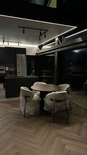 Керамический стол Барел 110 patagonoa bianco repose / черный фото покупателя 13